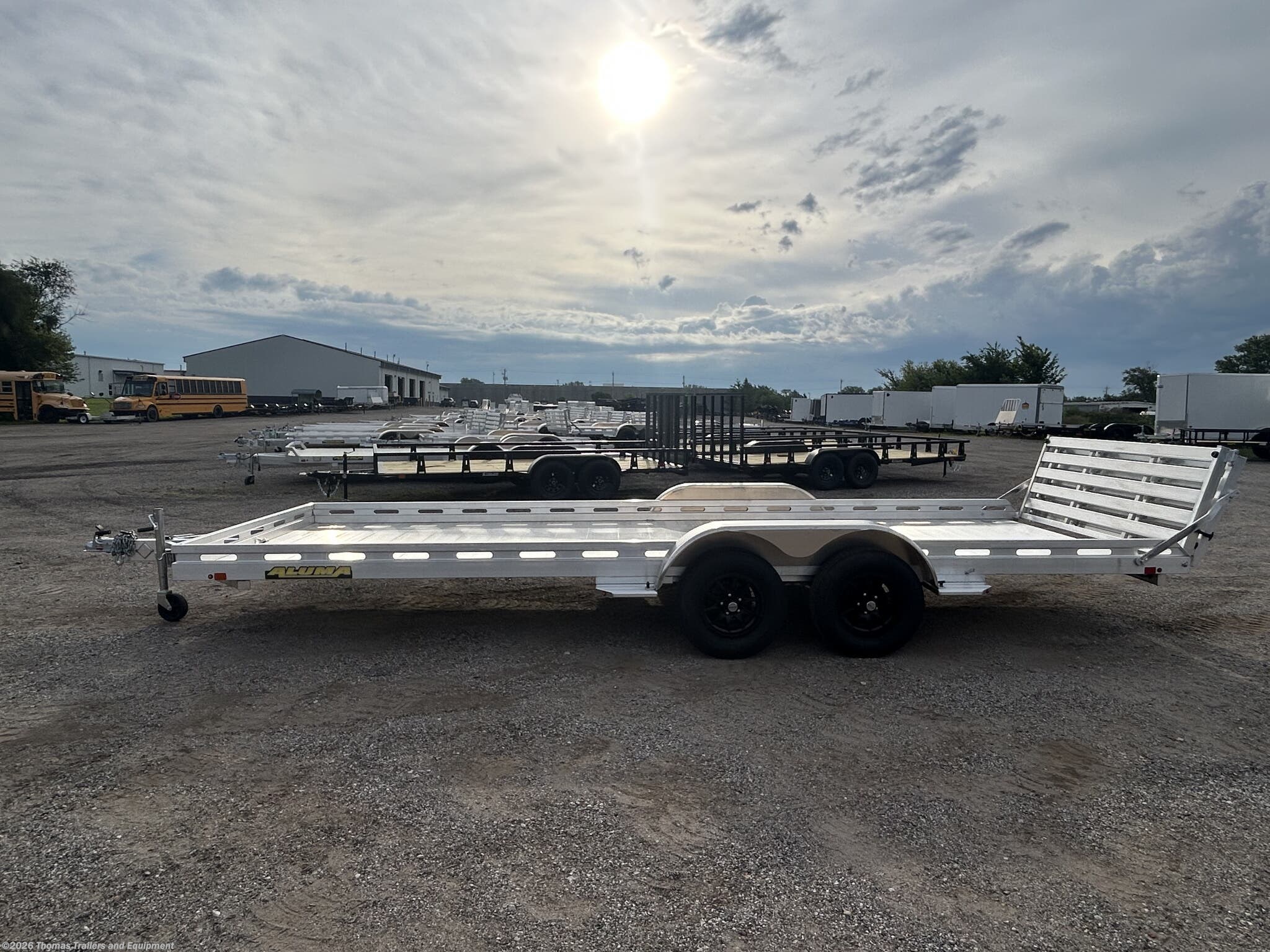 2027 Aluma 8020TA-EL-BT-RTD - New Utility Trailer for sale by Thomas Trailers and Equipment in Des Moines, Iowa