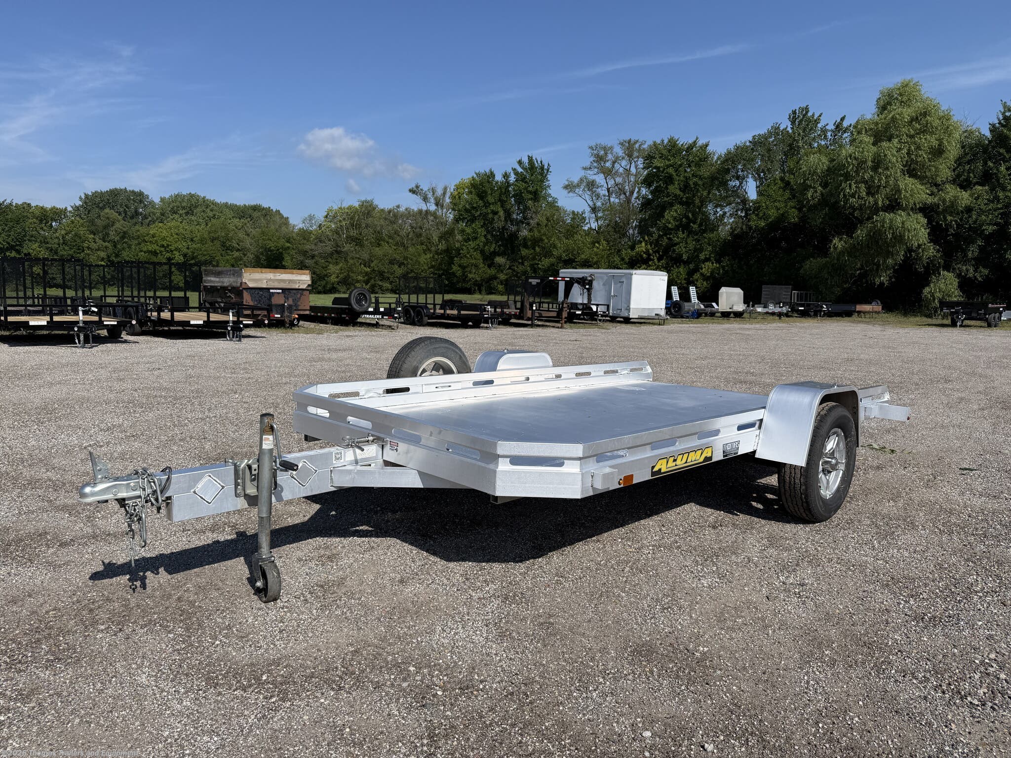 2024 Aluma 7712H-TILT - Used Utility Trailer for sale by Thomas Trailers and Equipment in Des Moines, Iowa