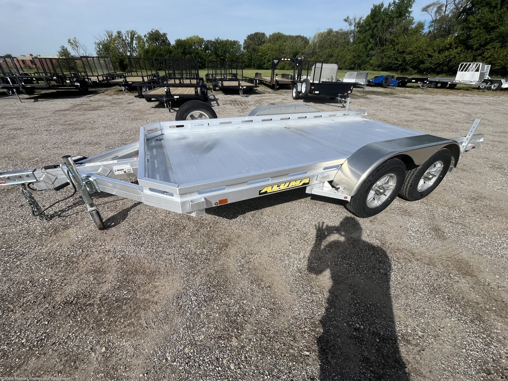 2024 Aluma 7814TA-EL-R-RTD - Used Utility Trailer for sale by Thomas Trailers and Equipment in Des Moines, Iowa