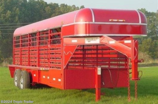 Livestock Trailer - 2024 Rollin-S 20x6GSM available New in Fort Myers, FL