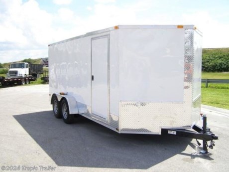 &#39;Rent-to-Own&#39; &#39;No Credit Check&#39;&lt;br&gt; &lt;br&gt; &#39;Rent-to-Own&#39; &#39;No Credit Check&#39; &lt;br&gt;ALL PRICES SHOWN ARE FOR FACTORY PICK UP&lt;br&gt;&lt;br&gt;South Ga Cargo 7&#215;16 Enclosed,&lt;br&gt;&lt;br&gt;v-nose, side door w/flush lock &amp;amp; dead bolt,&lt;br&gt;&lt;br&gt;rear ramp door w/flip lip,&lt;br&gt;&lt;br&gt;2-3500# axles w/ez-lube hubs, Electric Brakes, 15&quot; tires,&lt;br&gt;&lt;br&gt;roof vent, dome light w/wall switch,&lt;br&gt;&lt;br&gt;3/8 plywood walls, 3/4 plywood floors, 6&quot; I-Beam Frame,&lt;br&gt;&lt;br&gt;safety chains, 2-5/16&quot; coupler,&lt;br&gt;&lt;br&gt;L.E.D tail lights.&lt;br&gt;&lt;br&gt;Factory Pick up price in Pearson Ga.&lt;br&gt;&lt;br&gt;Also available for pick up at our locations in Ft. Myers, Fl. &amp;amp; Marianna, FL. For additional frieght charges. http://www.tropictrailer.com/--xInventoryDetail?id=8306251