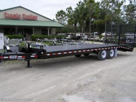 &#39;Rent-to-Own&#39; &#39;No Credit Check&#39;&lt;br&gt; &lt;br&gt; &#39;Rent-to-Own&#39; &#39;No Credit Check&#39; &lt;br&gt;ALL PRICES SHOWN ARE FOR FACTORY PICK UP&lt;br&gt;&lt;br&gt;7 Ton Deckover Tag Along Flatbed Trailer, 18&#39; Flat, 5&#39; Dove, 102&#39; Wide&lt;br&gt;&lt;br&gt;Model: 14KP25DE-DO&lt;br&gt;&lt;br&gt;Weight: 4,500#&lt;br&gt;&lt;br&gt;Standard Features&lt;br&gt;&lt;br&gt;&amp;#8226;Split ramp gate&lt;br&gt;&lt;br&gt;&amp;#8226;Rub Rails and Stake Pockets with Spools&lt;br&gt;&lt;br&gt;&amp;#8226;Recessed Deck Straps&lt;br&gt;&lt;br&gt;&amp;#8226;Sealed Wiring Harness&lt;br&gt;&lt;br&gt;&amp;#8226;LED Rubber Mounted Sealed Beam Lights&lt;br&gt;&lt;br&gt;&amp;#8226;2 Year Warranty&lt;br&gt;&lt;br&gt;&amp;#8226;Dexter Axles&lt;br&gt;&lt;br&gt;&amp;#8226;102? Wide&lt;br&gt;&lt;br&gt;&amp;#8226;Slipper Spring Suspension&lt;br&gt;&lt;br&gt;&amp;#8226;Electric Brakes on All Axles&lt;br&gt;&lt;br&gt;&amp;#8226;Radial Tires&lt;br&gt;&lt;br&gt;&amp;#8226;Meets and Exceeds D.O.T. Regulations&lt;br&gt;&lt;br&gt;&amp;#8226;Primed and Painted Underneath&lt;br&gt;&lt;br&gt;&amp;#8226;Steel Deck&lt;br&gt;&lt;br&gt;Factory Pick Up Price in Marianna, FL http://www.tropictrailer.com/--xInventoryDetail?id=8311838