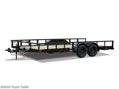 &lt;h3&gt;2024 Big Tex Trailers 70PI-X 16&#39;&lt;/h3&gt;&lt;strong&gt;READY TO WORK&lt;/strong&gt;&lt;p&gt;Big Tex offers affordable and versatile utility trailer solutions for all your jobs. Choose from lightweight single-axle trailers to heavy-duty, dual-axle haulers and many sizes in between. With a wide range of deck sizes, payloads and rampgates, Big Tex is sure to have the right utility trailer for the job. Plus, with E-Z Lube hubs, Nev-R-Adjust electric brakes and radial tires, you can count on Big Tex utility trailers for a reliable and comfortable tow.&lt;/p&gt;&lt;strong&gt;TANDEM AXLE PIPE UTILITY TRAILER&lt;/strong&gt;&lt;p&gt;The 70PI-X Tandem Axle Pipe Top Utility Trailer comes standard with a generous 83-inch width. Ideal for hauling compact trailers, small equipment and other farm and ranch applications, the 70PI-X is sturdy, versatile and economical.&lt;/p&gt;&lt;strong&gt;Features may include:&lt;/strong&gt;&lt;ul&gt;&lt;li&gt;Quick Lubricating Hubs&lt;/li&gt;&lt;/ul&gt;&lt;ul&gt;&lt;li&gt;Forged, 7,000 Lbs Coupler&lt;/li&gt;&lt;/ul&gt;&lt;ul&gt;&lt;li&gt;(4) Tie Down Pockets On Outside Frame&lt;/li&gt;&lt;/ul&gt;&lt;ul&gt;&lt;li&gt;Led Lighting Package&lt;/li&gt;&lt;/ul&gt;&lt;ul&gt;&lt;li&gt;Premium Brand Axles&lt;/li&gt;&lt;/ul&gt;&lt;ul&gt;&lt;li&gt;Forward Self-Adjusting Electric Brakes&lt;/li&gt;&lt;/ul&gt; http://www.tropictrailer.com/--xInventoryDetail?id=15405868