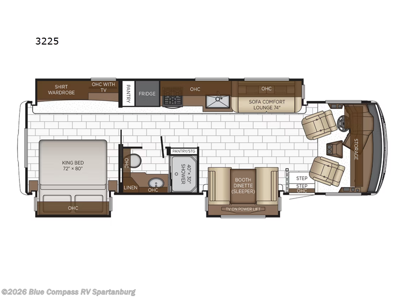 2026 Newmar Bay Star Sport 3225 - New Class A For Sale by Blue Compass RV Spartanburg in Duncan, South Carolina features Slideout