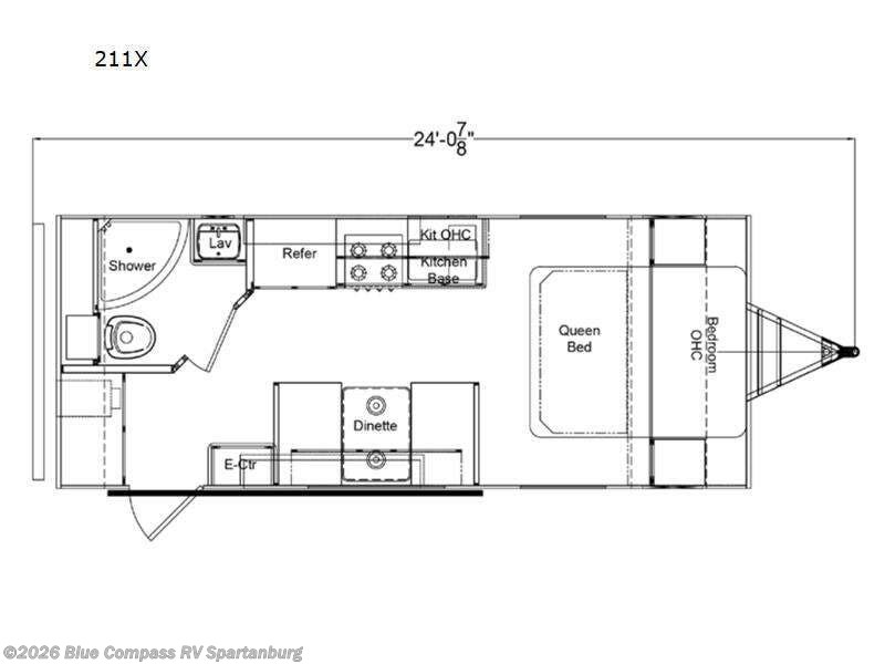 2022 Riverside RV Xplorer 211X - Used Travel Trailer For Sale by Blue Compass RV Spartanburg in Duncan, South Carolina