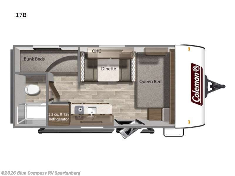 2023 Coleman Lantern 17B - Used Travel Trailer For Sale by Blue Compass RV Spartanburg in Duncan, South Carolina