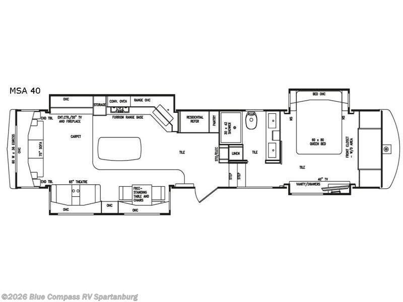 2017 DRV Mobile Suites 40 AIRE - Used Fifth Wheel For Sale by Blue Compass RV Spartanburg in Duncan, South Carolina features Slideout