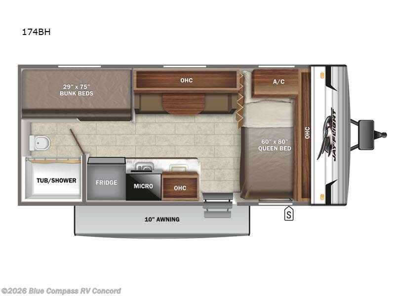 2022 Jayco Jay Flight SLX 174BH - Used Travel Trailer For Sale by Blue Compass RV Concord in Concord, North Carolina