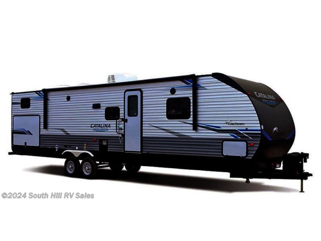 Stock Image for 2022 Coachmen Catalina Legacy Edition 263BHSCK (options and colors may vary)