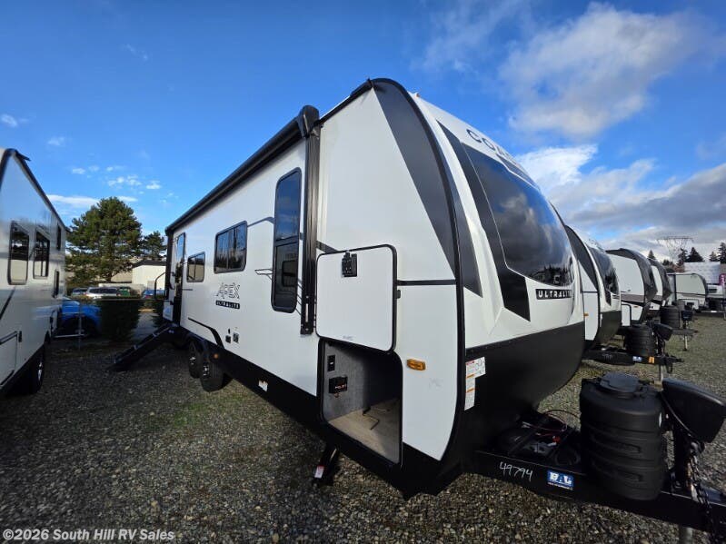 2026 Coachmen Apex 244RBS - New Travel Trailer For Sale by South Hill RV Sales in Puyallup, Washington features TV Antenna, Skylight, Solar Panel, Fire Extinguisher, Refrigerator