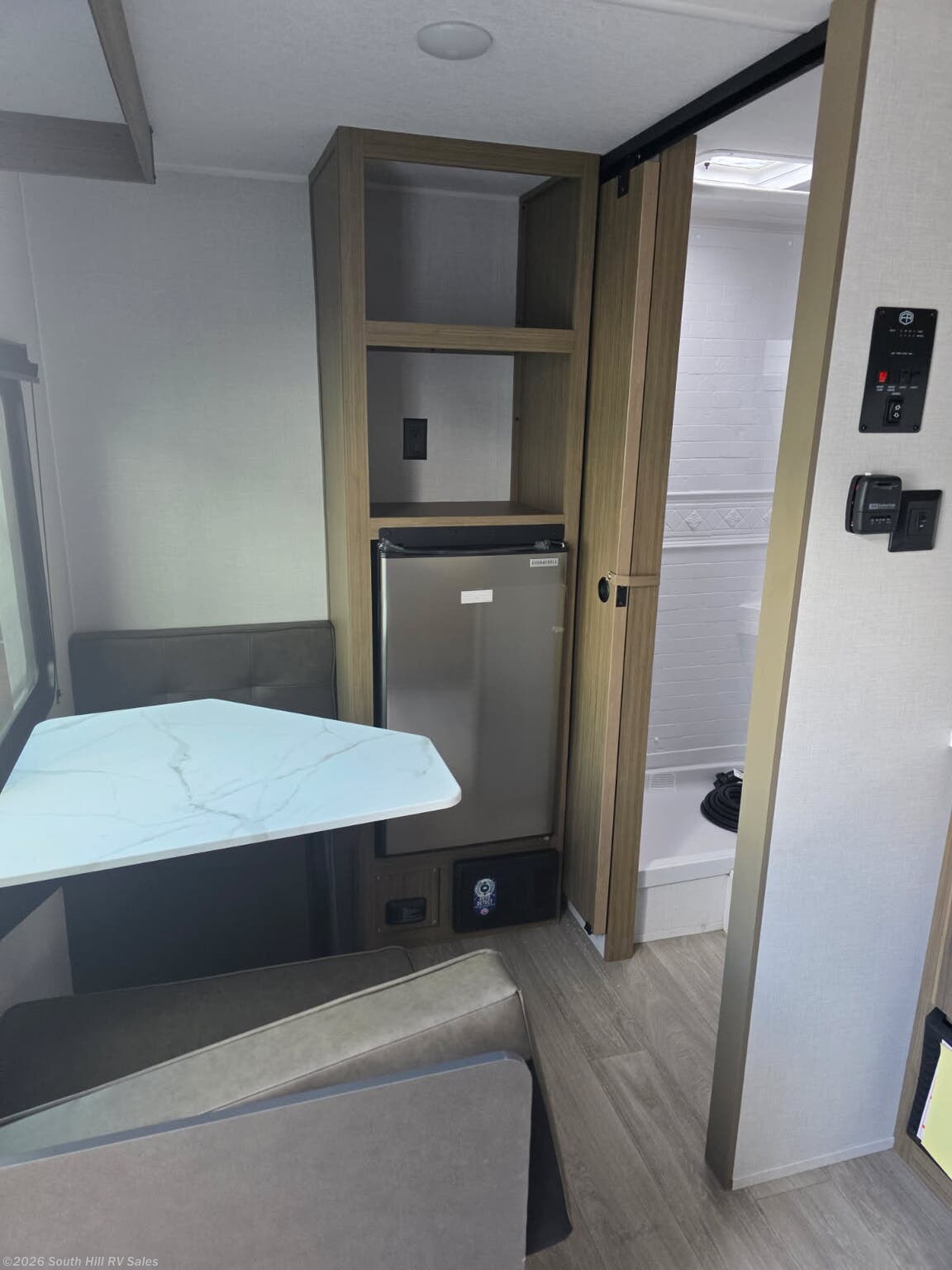 2026 Forest River Salem FSX 13ICE - New Travel Trailer For Sale by South Hill RV Sales in Puyallup, Washington features Microwave, Converter, Smoke Detector, Roof Vents, Furnace