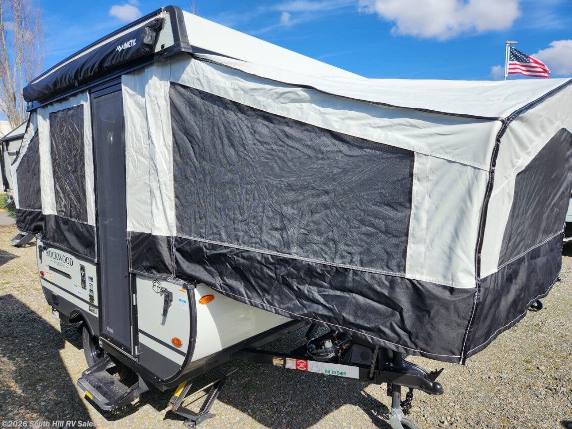2026 Forest River Rockwood Freedom 1640FT - New Expandable Trailer For Sale by South Hill RV Sales in Puyallup, Washington features Detachable Power Cord, Detachable, CO Detector, Furnace, Stove