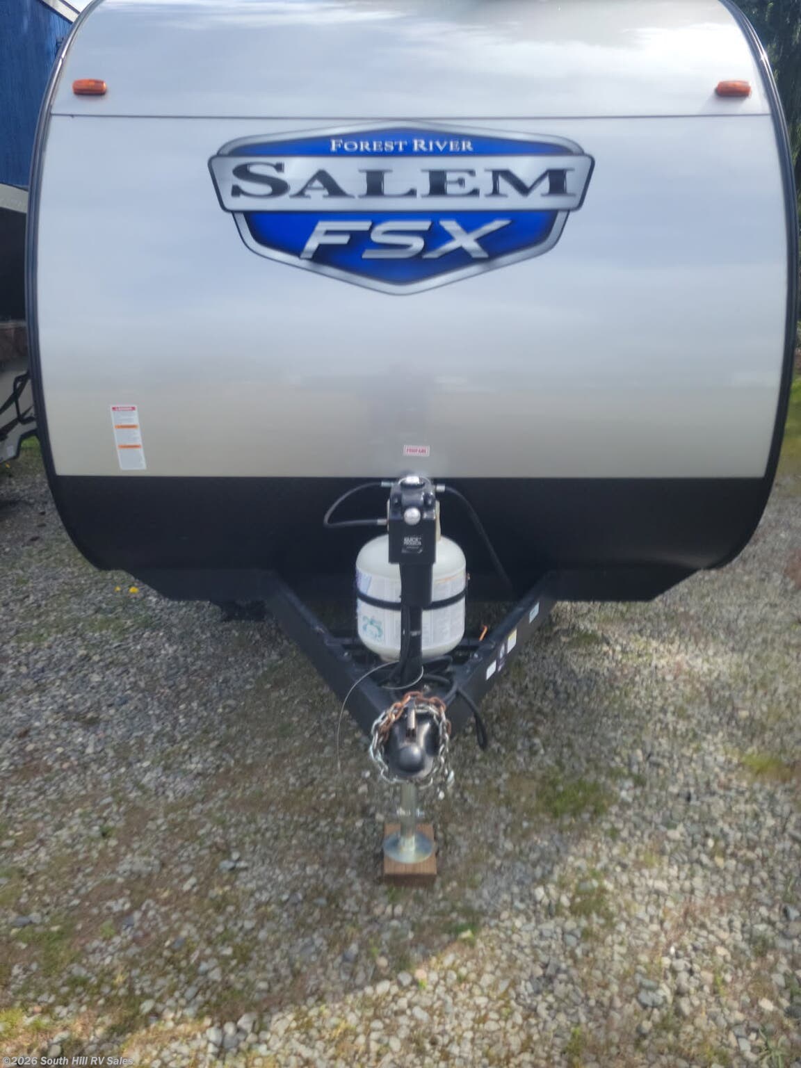 2022 Forest River Salem FSX 167RBk - Used Travel Trailer For Sale by South Hill RV Sales in Puyallup, Washington features Refrigerator, Awning, Water Heater, Murphy Bed, Microwave