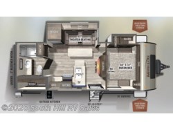 Stock Image for 2022 Forest River 2513S (options and colors may vary) 2022 Rockwood Mini Lite 2513S by Forest River from South Hill RV Sales in Puyallup, Washington