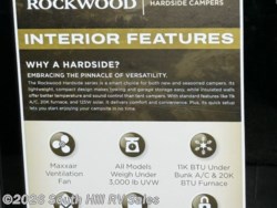 2026 Forest River Rockwood Hard Side A122S - New Popup for sale by South Hill RV Sales in Puyallup, Washington