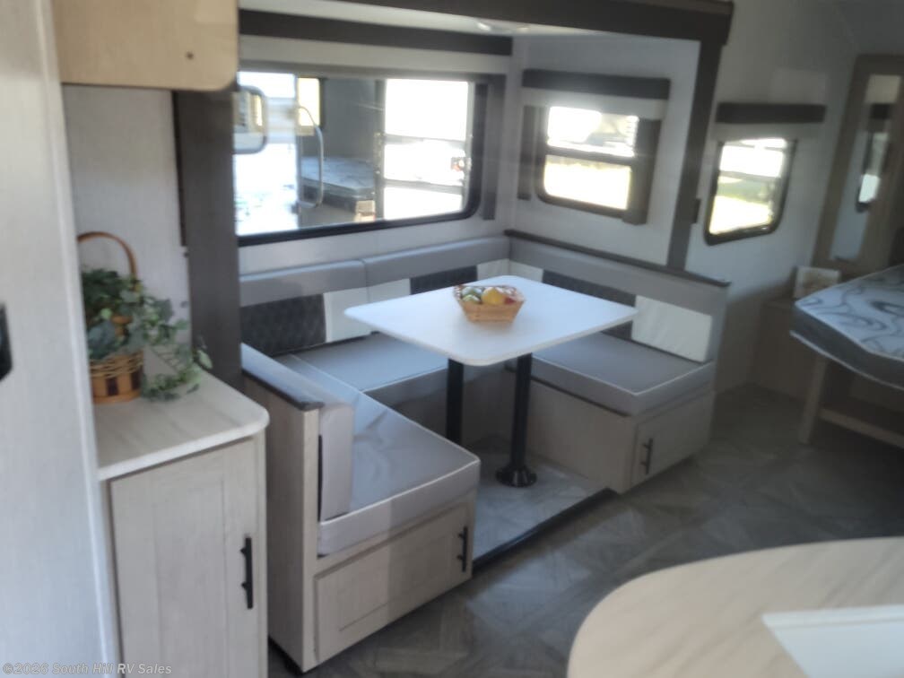 2024 Forest River Salem 22RBS - Used Travel Trailer For Sale by South Hill RV Sales in Puyallup, Washington features Awning, Fireplace, Microwave, Refrigerator, Slideout