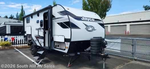 2024 Jayco Jay Feather Micro 199MBS - Used Travel Trailer For Sale by South Hill RV Sales in Puyallup, Washington features Dinette, Shower, Water Heater, Inverter, Ladder