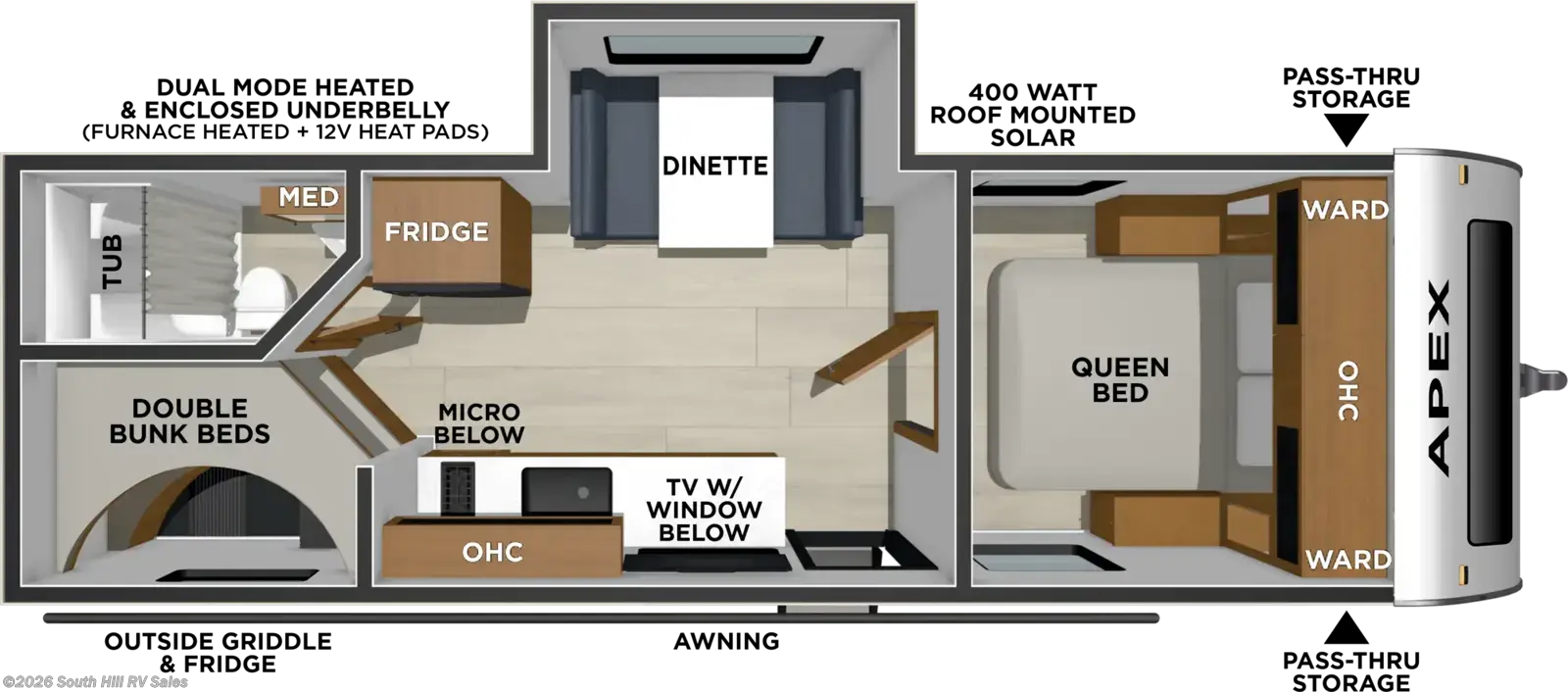 2027 Coachmen Apex Nano 228BHS
