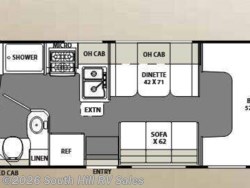 Stock Image for 2016 Coachmen 27QB (Chevy) (options and colors may vary) 2016 Coachmen Freelander 27QB (Chevy) - Used Class C for sale by South Hill RV Sales in Puyallup, Washington