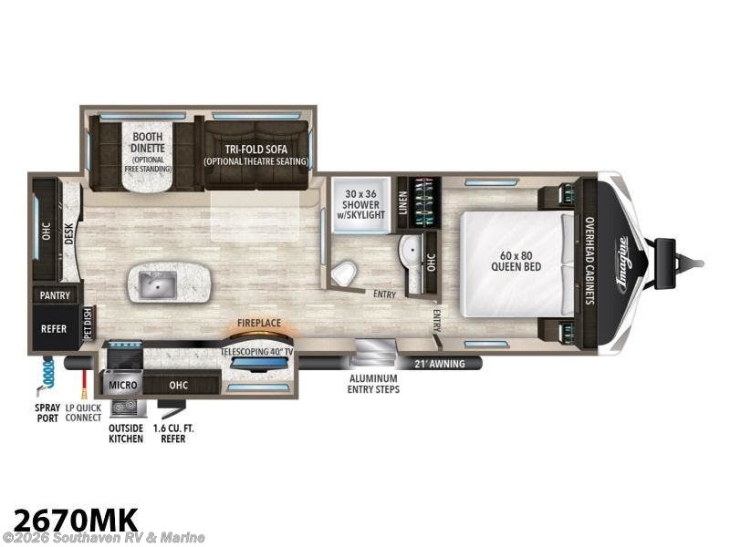Grand Design Imagine 2670mk Rv For Sale In Southaven Ms Gr1678i Rvusa Com Classifieds