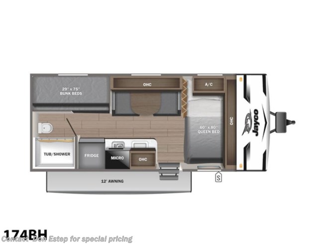 New 2024 Jayco Jay Flight SLX 174BH available in Southaven, Mississippi