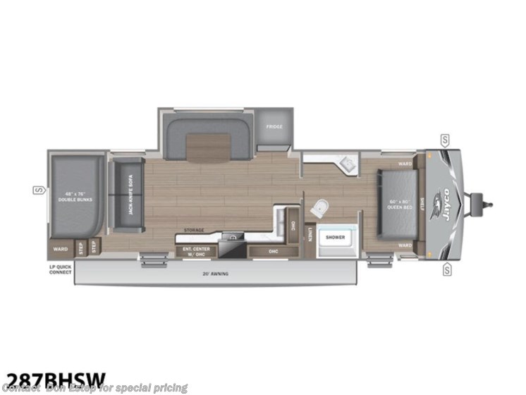 New 2025 Jayco Jay Flight SLX 287BHS available in Southaven, Mississippi