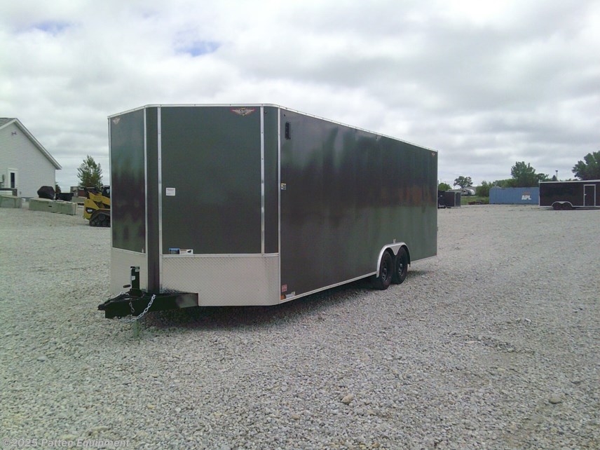 New 2024 H&H 8.5x24  Flat Top V-Nose Enclosed Car Haul, 9900K available in Urbana, Iowa
