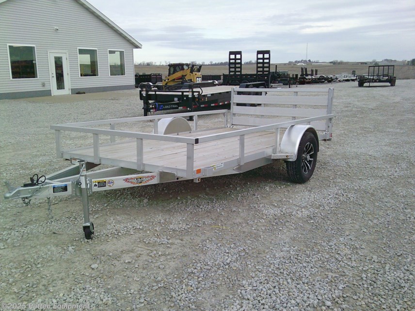 New 2024 H&H 76x12 Aluminum Rail Side Utility Trailer, 3K available in Urbana, Iowa