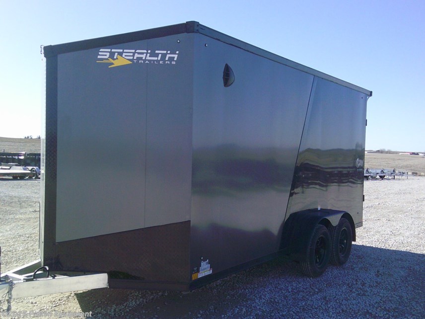 New 2025 Stealth 7x16 Enclosed Trailer, 7K available in Urbana, Iowa