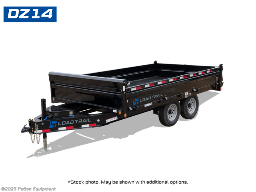 New 2025 Load Trail DZ 96&quot; x 16&apos; Tandem Axle Pintle Hook Deck Over Dump T available in Urbana, Iowa
