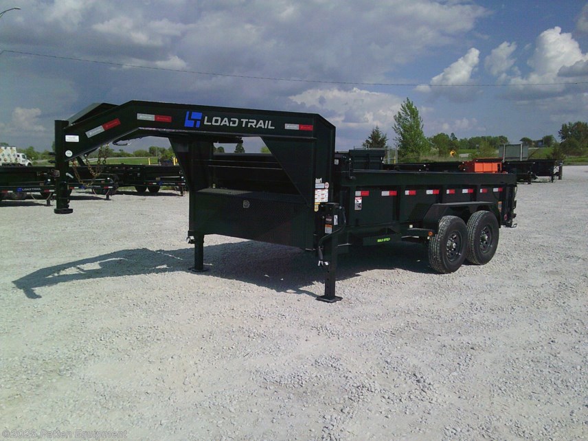 New 2025 Load Trail DG 83&quot; x 14&apos; Tandem Axle Gooseneck Low-Pro Dump Trail available in Urbana, Iowa