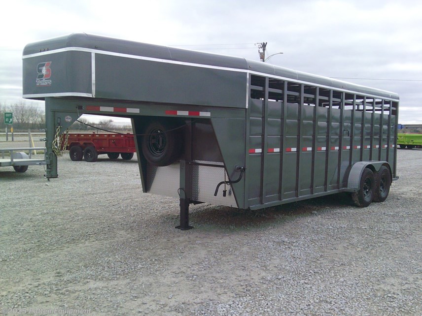 New 2025 S&S Trailers 20&apos; Gooseneck Livestock Trailer available in Urbana, Iowa