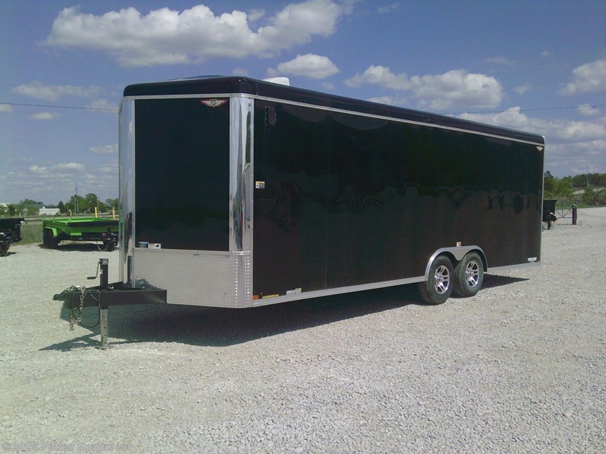 Used 2024 H&H Topline Series 8.5 x 24 V Nose Enclosed Car Hauler Trailer available in Urbana, Iowa
