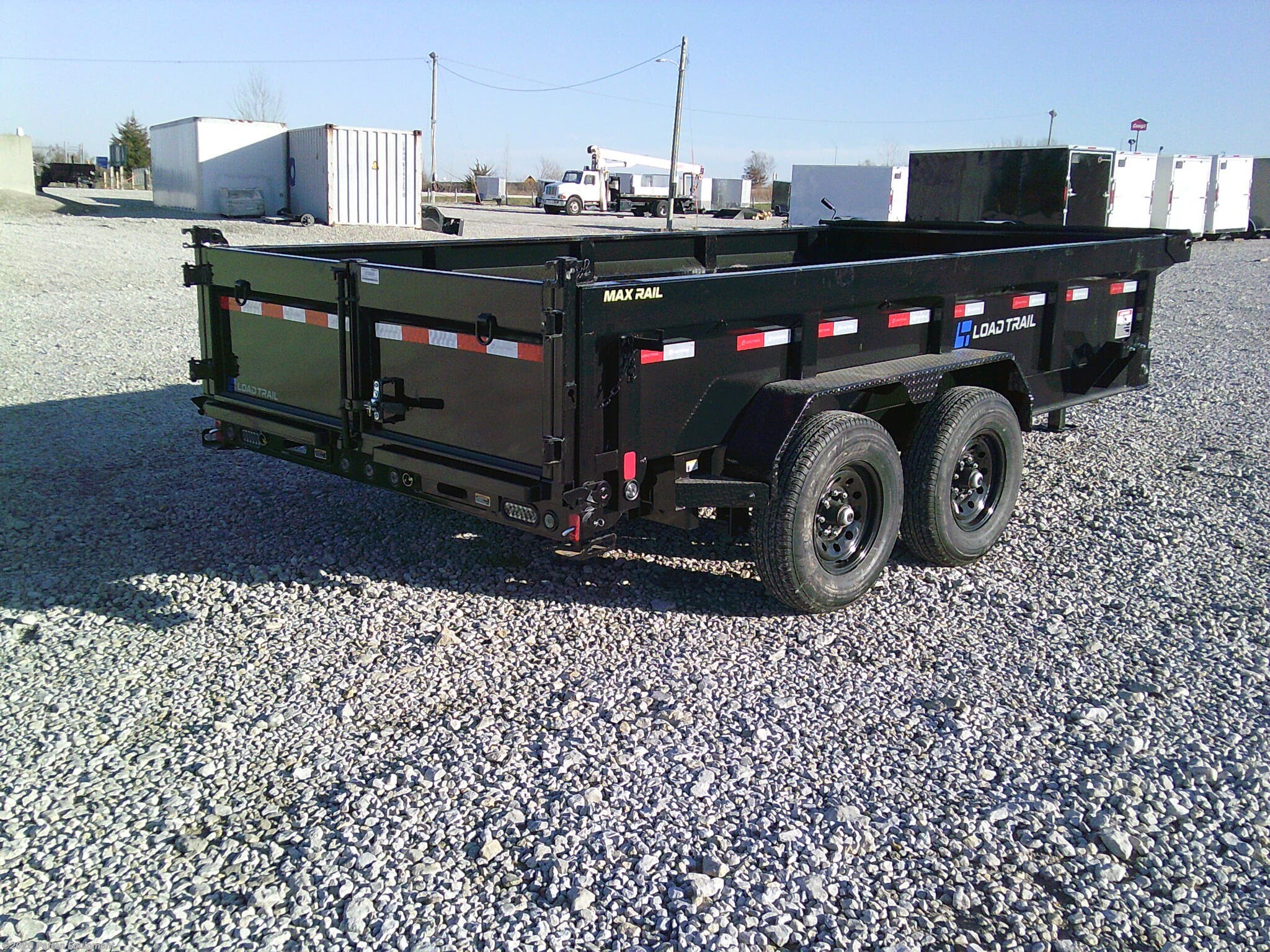New 2026 Load Trail DL 83" x 14' Tandem Axle Dump Low-Pro Dump Trailer available in Urbana, Iowa