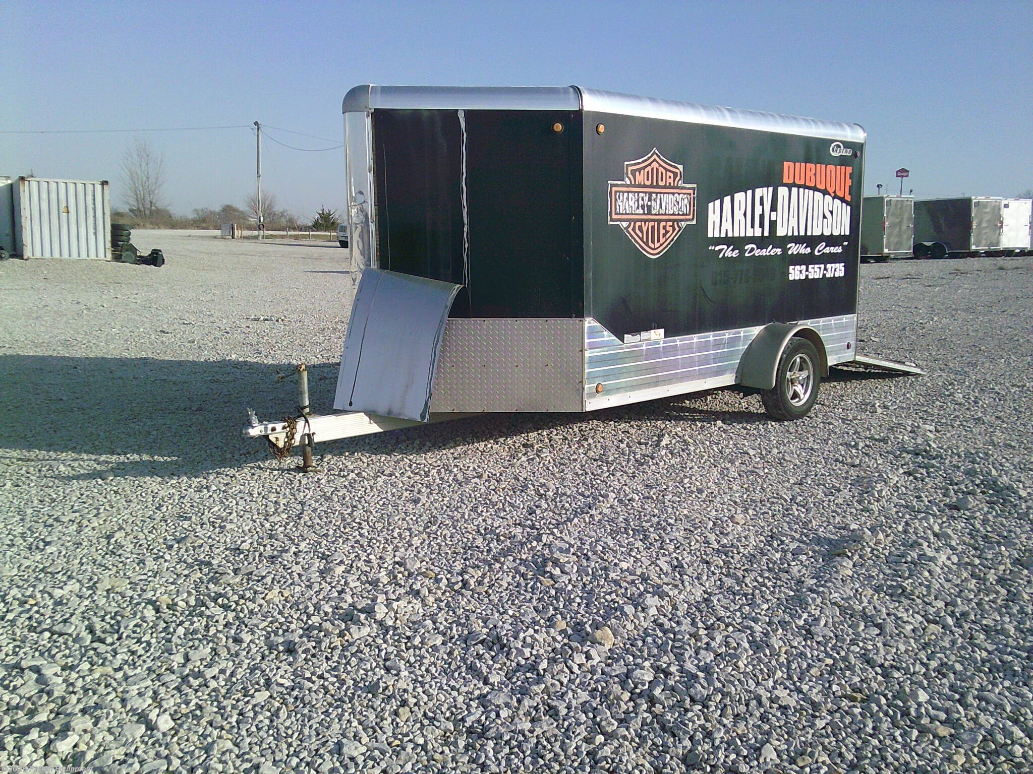 2009 **AS IS** 7x12 Enclosed Trailer by Legend Trailers from Patten Equipment in Urbana, Iowa