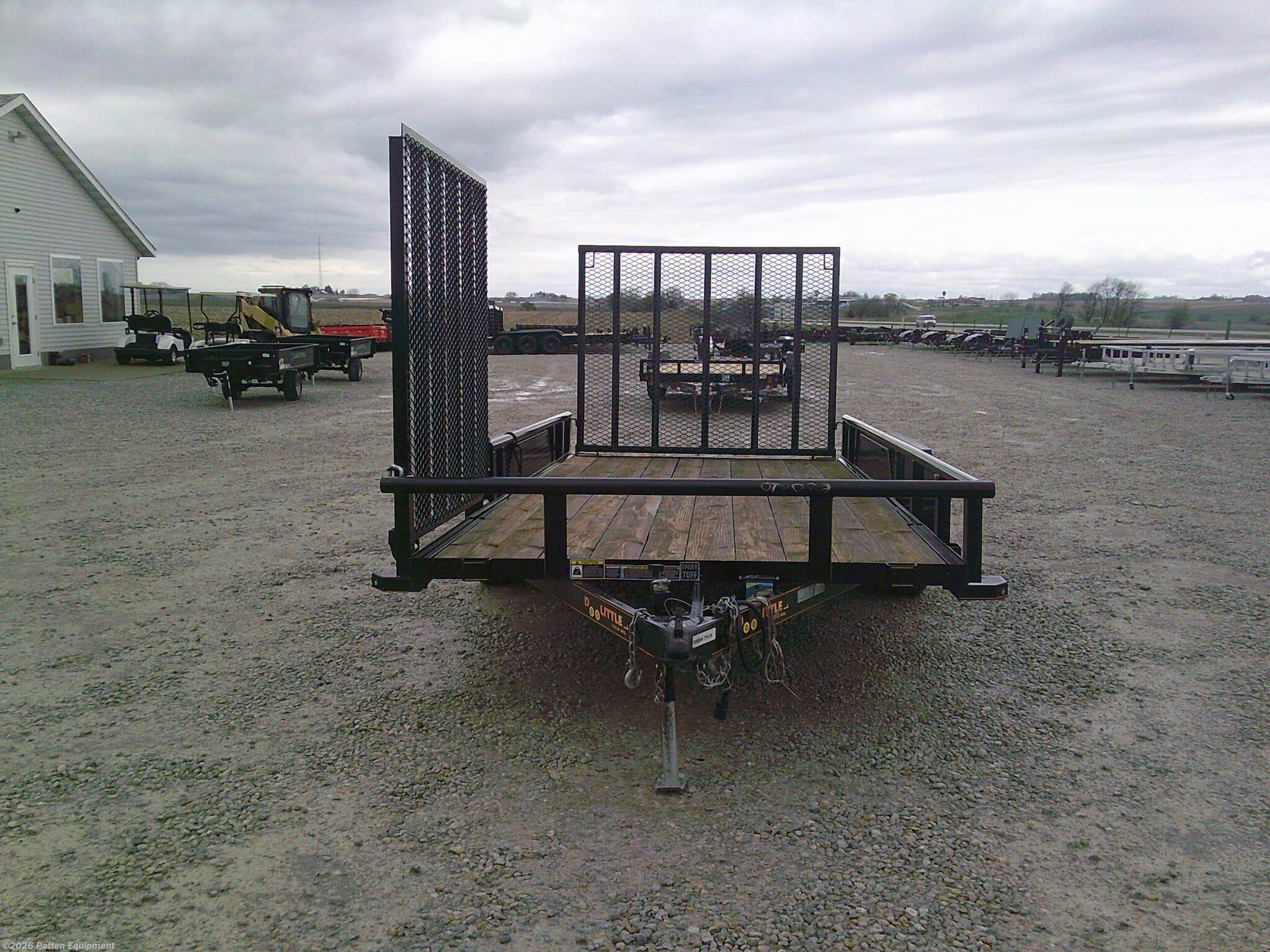2025 Doolittle 77 x 16 TubeTop 7K - Used Utility Trailer for sale by Patten Equipment in Urbana, Iowa