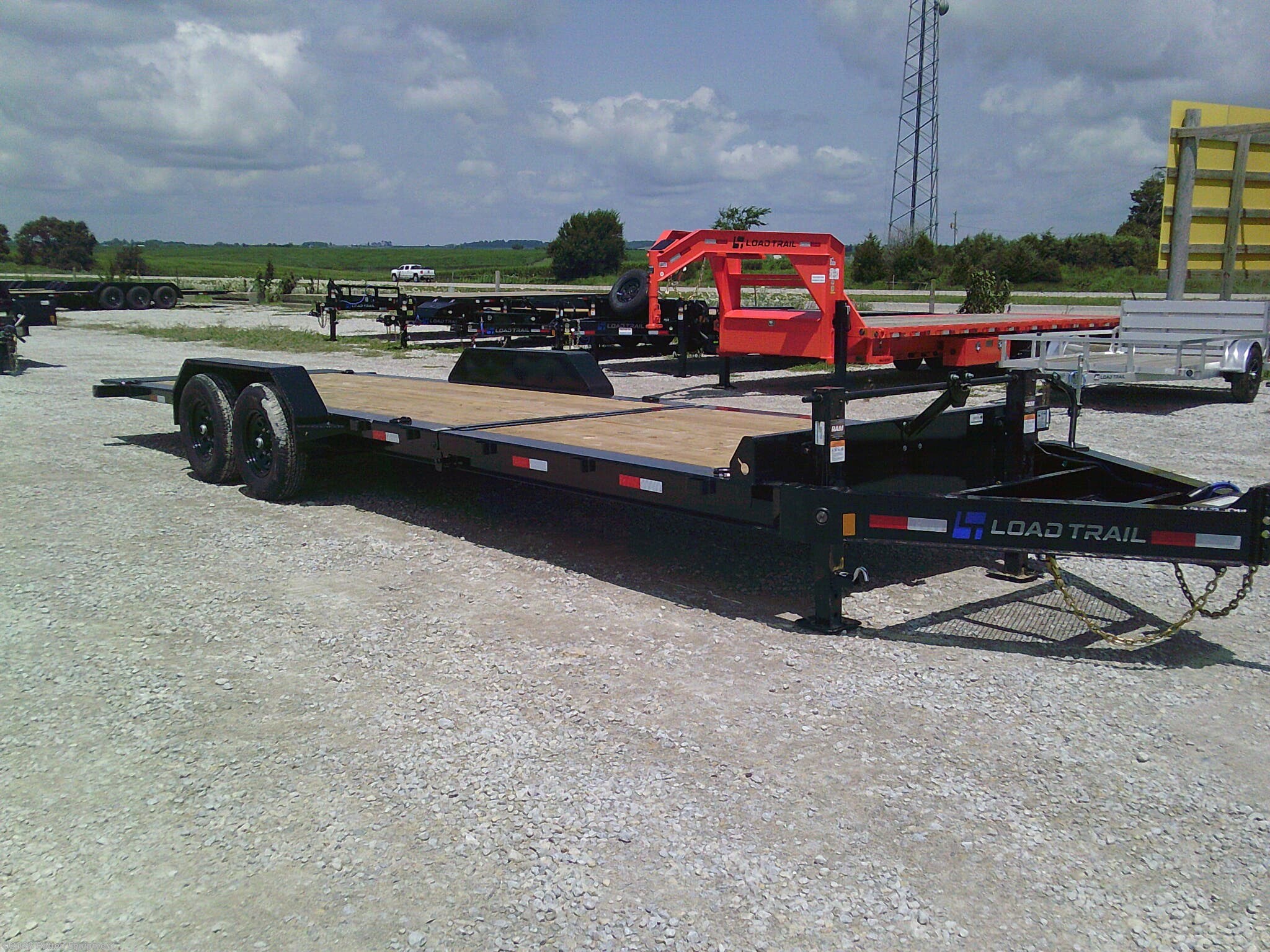 2027 TH 83" X 24' Tilt-N-Go Tandem Tilt Deck I-Beam 14K by Load Trail from Patten Equipment in Urbana, Iowa