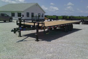 2027 Load Trail DK 102" x 24' Deck Over Pintle Hook Trailer 14K