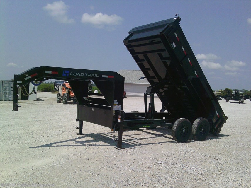 New 2027 Load Trail DG 83" x 14' Tandem Axle Gooseneck Low-Pro Dump Trail available in Urbana, Iowa