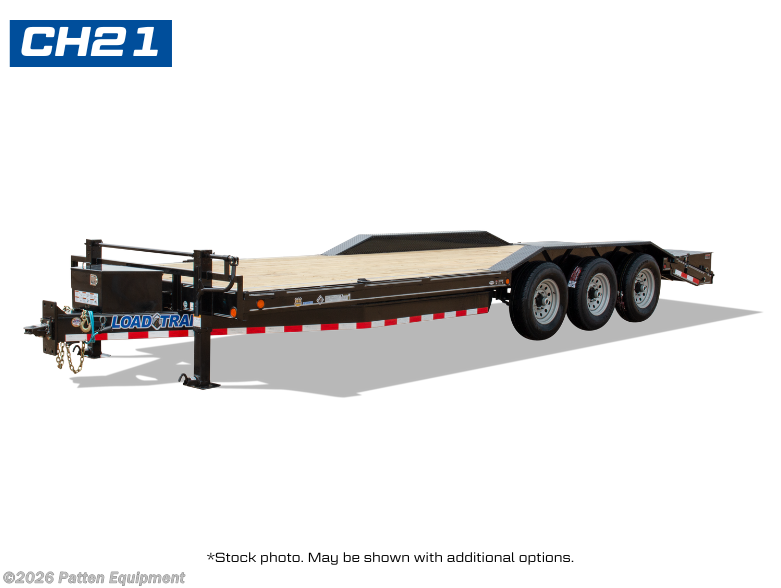 2027 Load Trail CH 83" x 24' Triple Axle Equipment Trailer 21K