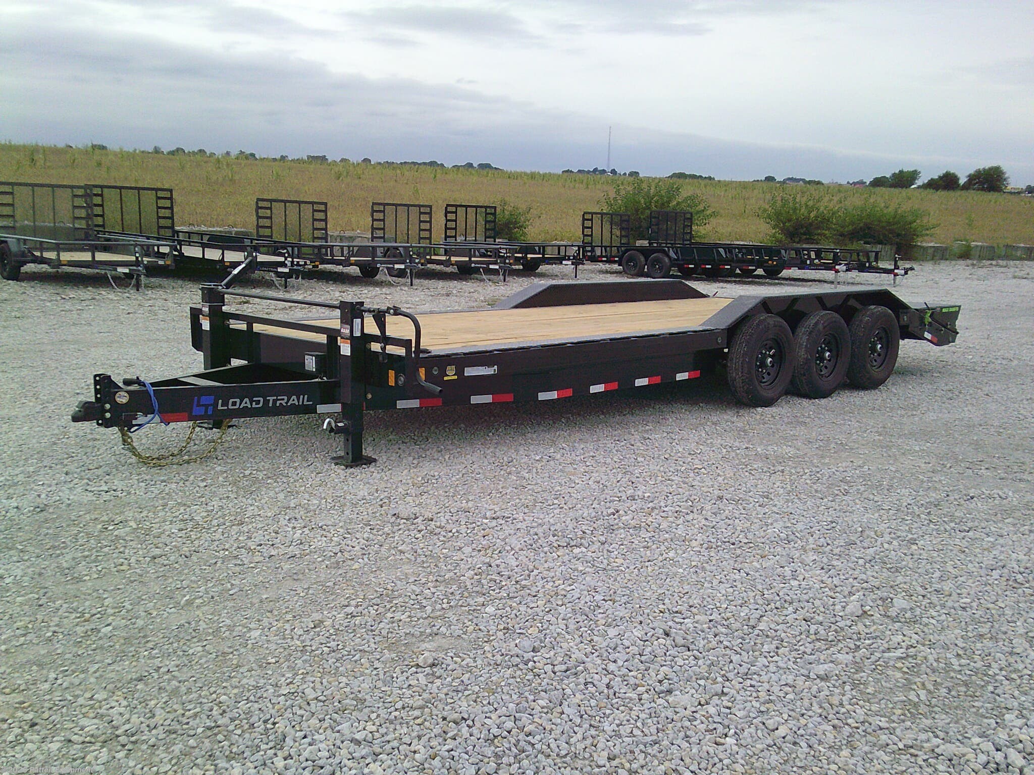 2027 Load Trail CH 102" x 24' Triple Axle Equipment Trailer 21K