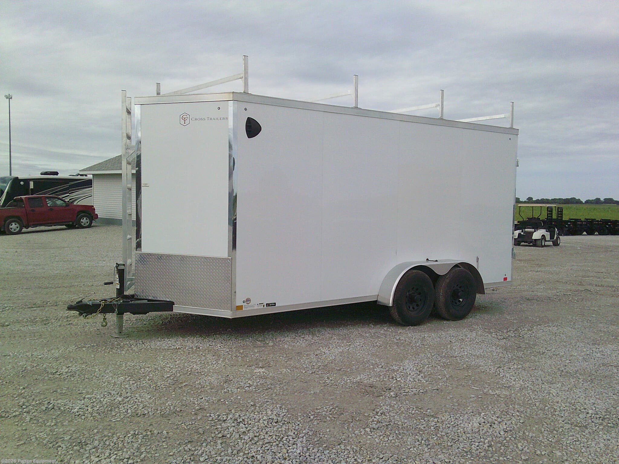 2027 Cross Trailers 7 x 16 Alpha Tandem Enclosed Trailer, 9.9K