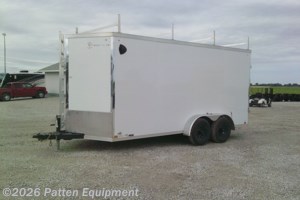 2027 Cross Trailers 7 x 16 Alpha Tandem Enclosed Trailer, 9.9K