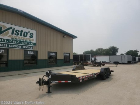 Check out this New Midsota 83&quot;X22&#39; Tilt Bed Trailer from Vistos Trailer Sales in West Fargo, ND. Stock # 112426

Standard Features:-(2) 7000lb Spring Drop Axles (Electric Brakes)-Tubular Steel Main Frame-2 5/16&#39;&#39; Coupler-20&#39;&#39; Bed Height-Rub Rail &amp; Stake Pockets-12K Spring Return Jack-PPG Industrial Grade Poly Primer &amp; Paint

Upgrades Added-Steel Tool Box-Pallet Fork Holder

MAY BE SHOWN W/ OPTIONAL SPARE AND CARRIER

Vistos Trailer Sales not only offers trailer sales and truck beds, but also provides parts and service support. We&#39;re here to provide you with full support for your trailer needs.

Don&#39;t forget to shop our Parts department or ask our expert sales team about recommendations or upgrades fit for your trailer, such as spare tires, mounts, toolboxes, and more. Were here to make your hauling experience easier and more efficient!

Did you know we offer custom trailer design and ordering? Our trailer sales team will work with you to find the best option fit for your hauling needs. Give us a call at 701-282-0229 to speak with our sales team, or stop by our dealership in West Fargo, ND to see our trailer inventory in person.