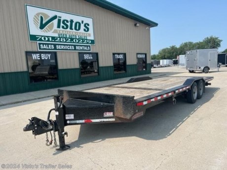 2020 Midsota 102&quot;X24&#39; Tilt Bed Wide Body-(2) 8000lb Spring Axles (Electric Brakes)-102&#39;&#39; Bed Width (Drive Over Fenders)-2 5/16&#39;&#39; Coupler

All used trailers sold by Vistos Trailer Sales are sold As Is with no warranty. Inspections and services are available for an extra cost. Used trailers are priced appropriately knowing the potential for work needed.

All used trailers sold by Vistos Trailer Sales are sold As Is with no warranty. Inspections and services are available for an extra cost. Used trailers are priced appropriately knowing the potential for work needed.-Rub Rail &amp; Stake Pockets-17.5&#39;&#39; 16 Ply Tires-PPG Industrial Grade Poly Primer &amp; Paint-Steel Tool Box