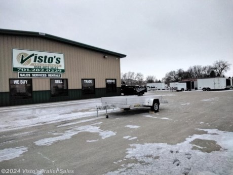 Check out this New Aluma 68&quot;X12&#39; Aluminum Tilt Trailer from Visto&#39;s Trailer Sales in West Fargo, ND. Stock # 281329

Standard Features:-3500lb Torsion Axle-Extruded Aluminum Floor-2&quot; Coupler-Aluminum Wheels-LED Lights-(4) Weld On Tie Loops-Tilt Deck

Upgrades Added:


*MAY BE SHOWN W/ OPTIONAL SPARE AND CARRIER*

Visto&#39;s Trailer Sales not only offers trailer sales and truck beds, but also provides parts and service support. We&#39;re here to provide you with full support for your trailer needs.

Don&#39;t forget to shop our Parts department or ask our expert sales team about recommendations or upgrades fit for your trailer, such as spare tires, mounts, toolboxes, and more. We&#39;re here to make your hauling experience easier and more efficient! 

Did you know we offer custom trailer design and ordering? Our trailer sales team will work with you to find the best option fit for your hauling needs. Give us a call at 701-282-0229 to speak with our sales team, or stop by our dealership in West Fargo, ND to see our trailer inventory in person.