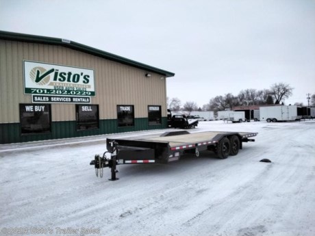 Check out this **New Midsota TBWB 102&quot;X22&#39; Tilt Trailer ** from Visto&#39;s Trailer Sales in West Fargo, ND. Stock #115640

Standard Features:-(2) 8000lb Spring Axles (Electric Brakes)-102&#39;&#39; Bed Width (Drive Over Fenders)-Pintle Coupler-17.5&#39;&#39; 16 Ply Tires-PPG Industrial Grade Poly Primer &amp; Paint

Upgrades Added:-Steel Tool Box

*MAY BE SHOWN W/ OPTIONAL SPARE AND CARRIER*

Visto&#39;s Trailer Sales not only offers trailer sales and truck beds, but also provides parts and service support. We&#39;re here to provide you with full support for your trailer needs.

Don&#39;t forget to shop our Parts department or ask our expert sales team about recommendations or upgrades fit for your trailer, such as spare tires, mounts, toolboxes, and more. We&#39;re here to make your hauling experience easier and more efficient! 

Did you know we offer custom trailer design and ordering? Our trailer sales team will work with you to find the best option fit for your hauling needs. Give us a call at 701-282-0229 to speak with our sales team, or stop by our dealership in West Fargo, ND to see our trailer inventory in person.