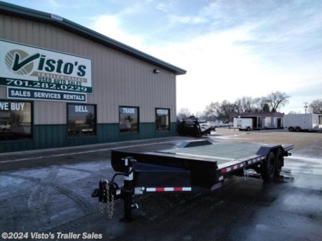Check out this New Midsota TBWB 102&quot;X22&#39; Tilt Trailer from Visto&#39;s Trailer Sales in West Fargo, ND. Stock #11631

Standard Features:-(2) 8000lb Spring Axles (Electric Brakes)-102&#39;&#39; Bed Width (Drive Over Fenders)-17.5&#39;&#39; 16 Ply Tires-16&#39;&#39; Crossmember Spacing-18&#39; Tilting Bed-Hydraulically Locking Tilt-PPG Industrial Grade Poly Primer &amp; Paint

Upgrades Added:-Steel Tool Box

*MAY BE SHOWN W/ OPTIONAL SPARE AND CARRIER*

Visto&#39;s Trailer Sales not only offers trailer sales and truck beds, but also provides parts and service support. We&#39;re here to provide you with full support for your trailer needs.

Don&#39;t forget to shop our Parts department or ask our expert sales team about recommendations or upgrades fit for your trailer, such as spare tires, mounts, toolboxes, and more. We&#39;re here to make your hauling experience easier and more efficient! 

Did you know we offer custom trailer design and ordering? Our trailer sales team will work with you to find the best option fit for your hauling needs. Give us a call at 701-282-0229 to speak with our sales team, or stop by our dealership in West Fargo, ND to see our trailer inventory in person.