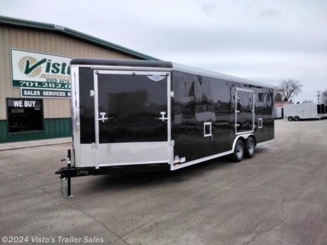Check out this New MTI 8.5&#39;X27&#39; Car &amp; Snowmobile Enclosed Trailer from Visto&#39;s Trailer Sales in West Fargo, ND. Stock # 674336

Standard Features:-(2)-5,200 lb Torsion Axles W/ Brakes-225/75R15 Wheels-2 5/16&quot; Coupler-2K Top Wind Jack W/ Sand Pad-16&quot; OC Cross Members-5&#39; Wedge-Beavertail-White Vinyl Ceilings-Screwless Exterior-1 Piece Aluminum Roof

Upgrades Added:-Additional 6&quot; Height-Rear Scene Light-Flush Lock-Escape Door-2-12&quot; Access Doors-Helmet Cabinet

*MAY BE SHOWN W/ OPTIONAL SPARE AND CARRIER*

Visto&#39;s Trailer Sales not only offers trailer sales and truck beds, but also provides parts and service support. We&#39;re here to provide you with full support for your trailer needs.

Don&#39;t forget to shop our Parts department or ask our expert sales team about recommendations or upgrades fit for your trailer, such as spare tires, mounts, toolboxes, and more. We&#39;re here to make your hauling experience easier and more efficient! 

Did you know we offer custom trailer design and ordering? Our trailer sales team will work with you to find the best option fit for your hauling needs. Give us a call at 701-282-0229 to speak with our sales team, or stop by our dealership in West Fargo, ND to see our trailer inventory in person.