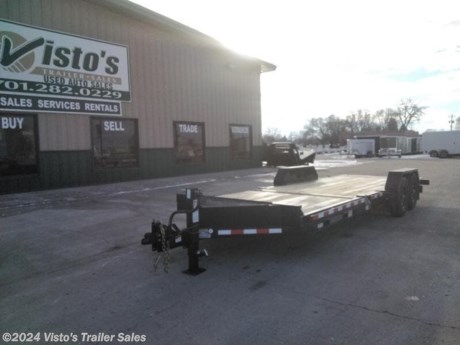 Check out this New Midsota 83&quot;X22&#39; Tilt Bed Trailer from Vistos Trailer Sales in West Fargo, ND. Stock # 116906

Standard Features:-(2) 7000lb Spring Drop Axles (Electric Brakes)-Tubular Steel Main Frame-2 5/16&#39;&#39; Coupler-20&#39;&#39; Bed Height-Rub Rail &amp; Stake Pockets-12K Spring Return Jack-PPG Industrial Grade Poly Primer &amp; Paint

Upgrades Added-Steel Tool Box-Pallet Fork Holder

MAY BE SHOWN W/ OPTIONAL SPARE AND CARRIER

Vistos Trailer Sales not only offers trailer sales and truck beds, but also provides parts and service support. We&#39;re here to provide you with full support for your trailer needs.

Don&#39;t forget to shop our Parts department or ask our expert sales team about recommendations or upgrades fit for your trailer, such as spare tires, mounts, toolboxes, and more. Were here to make your hauling experience easier and more efficient!

Did you know we offer custom trailer design and ordering? Our trailer sales team will work with you to find the best option fit for your hauling needs. Give us a call at 701-282-0229 to speak with our sales team, or stop by our dealership in West Fargo, ND to see our trailer inventory in person.